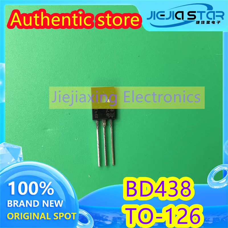 

(10/100pieces) BD438 Plastic Medium Power Silicon PNP Transistor Transistor 4A 45V Direct Plug TO-126 100% Brand New Original