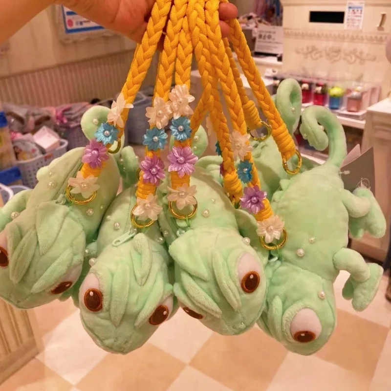 New Cute Pascal Rapunzel Chameleon Small Shoulder Bag Doll Shoulder Decor Children Holiday Christmas Halloween Kawaii  Gifts