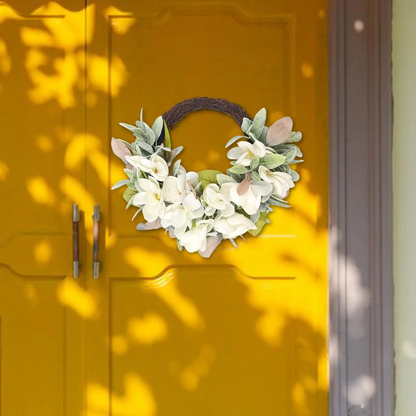 

Garland for Front Door Hanging Decor Indoor Porch Table Window Flower Wreath
