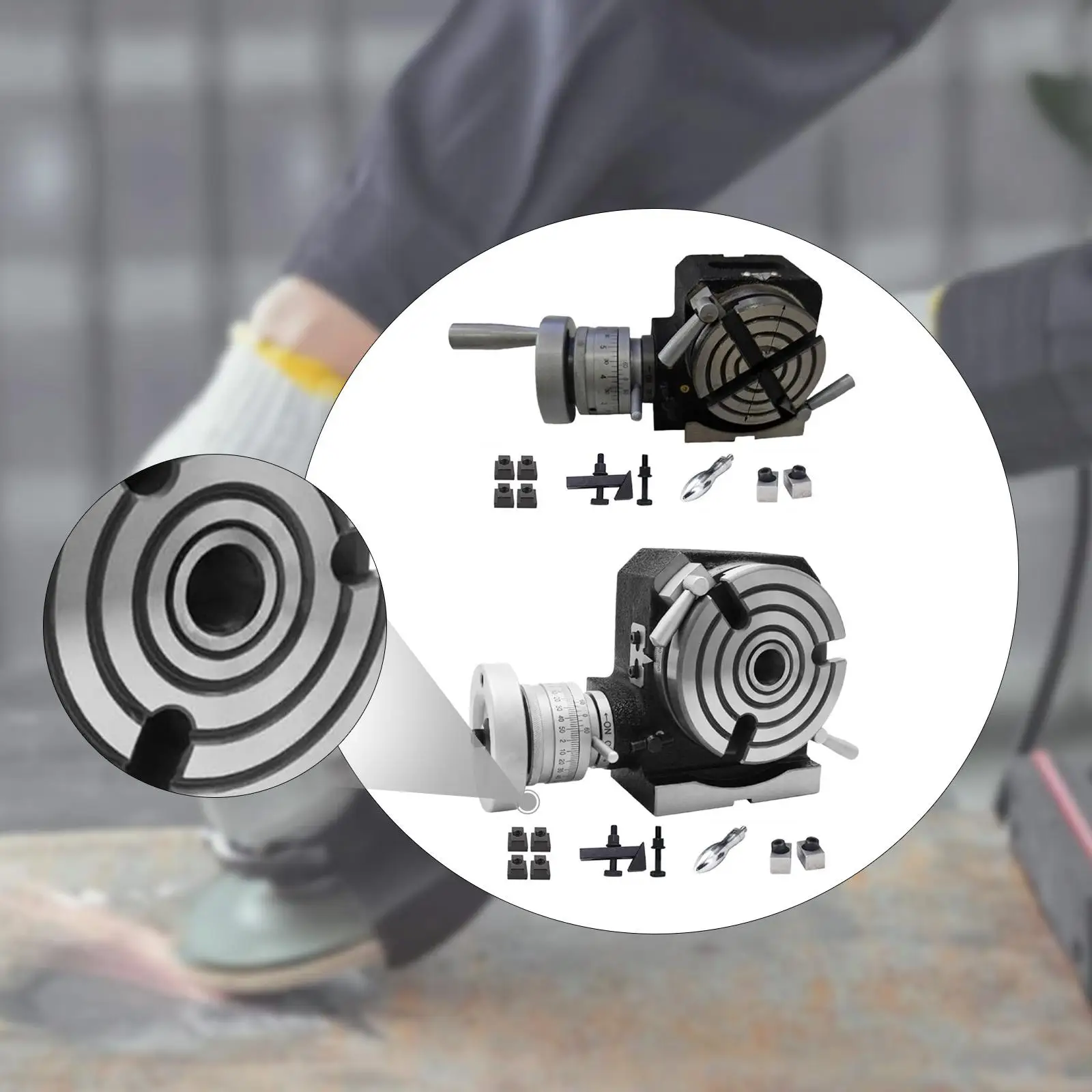

Rotary Table for Milling Machine Accurate Positioning Indexing Dividing Head