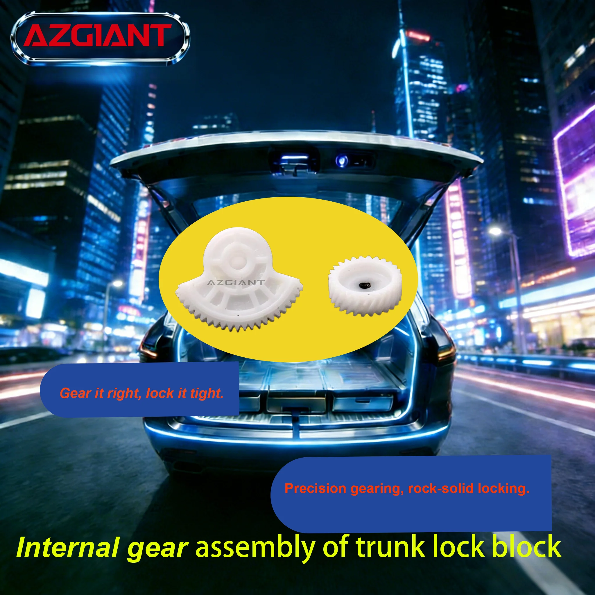 

AZGIANT Trunk Lock Block Internal Gear Assembly – Manufactured to ISO 9001 Standards for Suzuki Swift 2005-2010