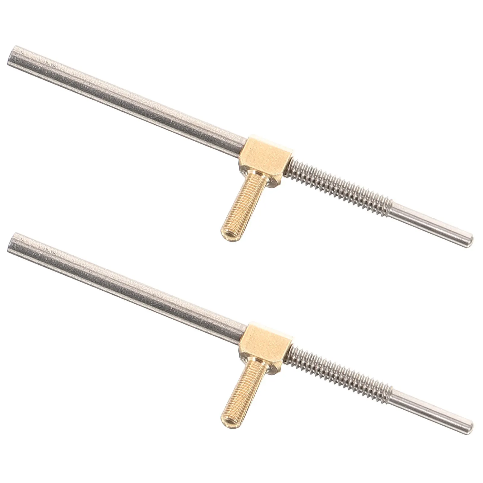 

2Pcs Cello Bow Screw Metal String Instrument Bow Frog Part Easy to Install Replacement for Cello Fittings Accessories