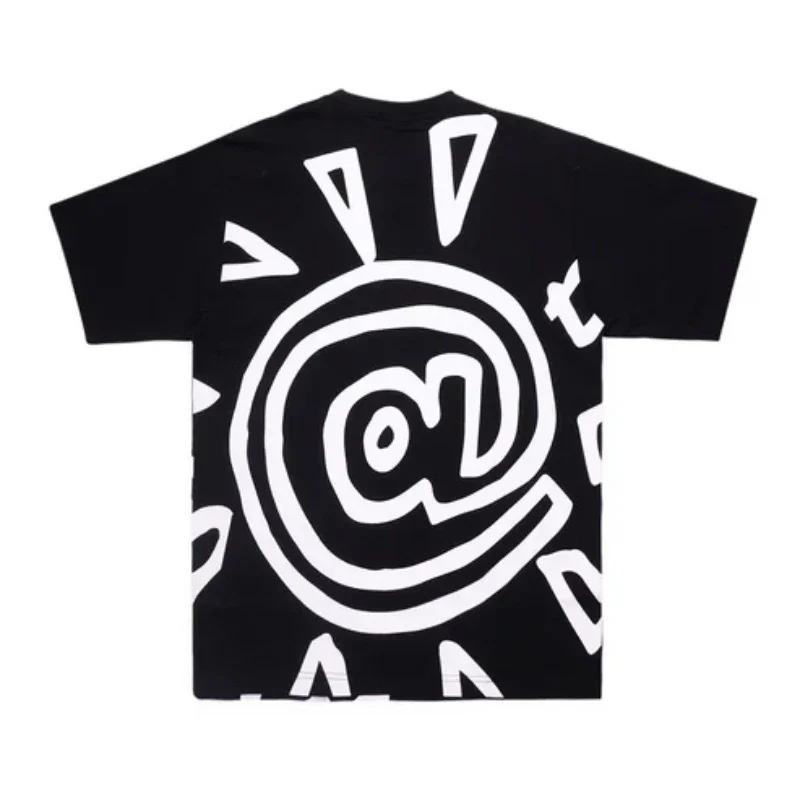 

Trend Street New alwaysT-shirt cotton printing Wear comfortable and breathable black and white T-shirt loose plus size always