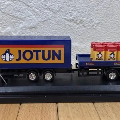 1/87 Jordan Heavy Duty Truck Legering Automodel Ornament Container Truck Transporter Scène Ornament
