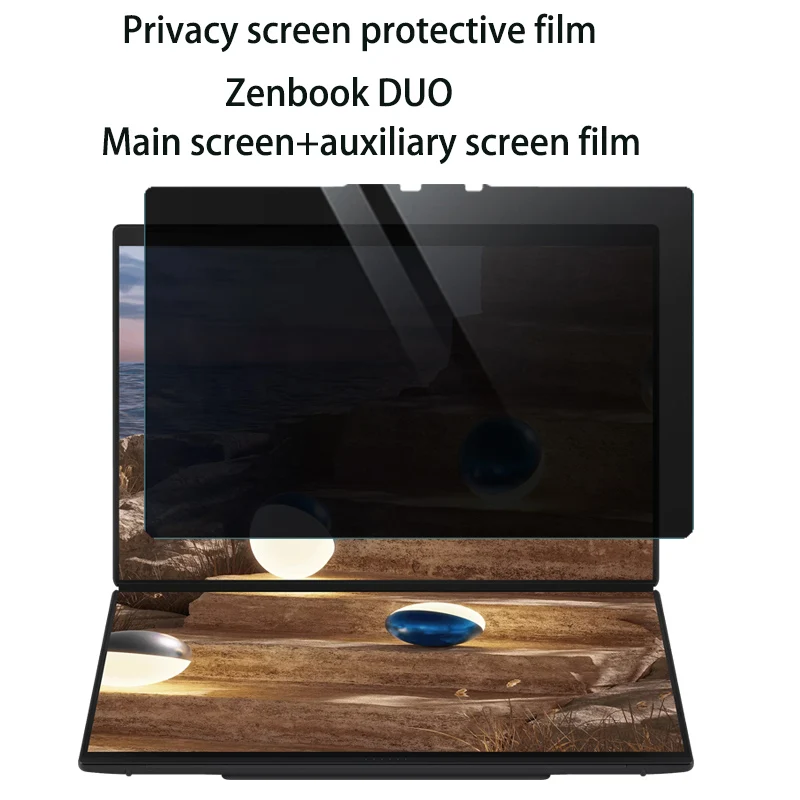 for 2026 ASUS Zenbook DUO UX8407 14inch UX8406 Laptop Privacy Protection Film Computer Counter-Spy Privacy Screen Protector