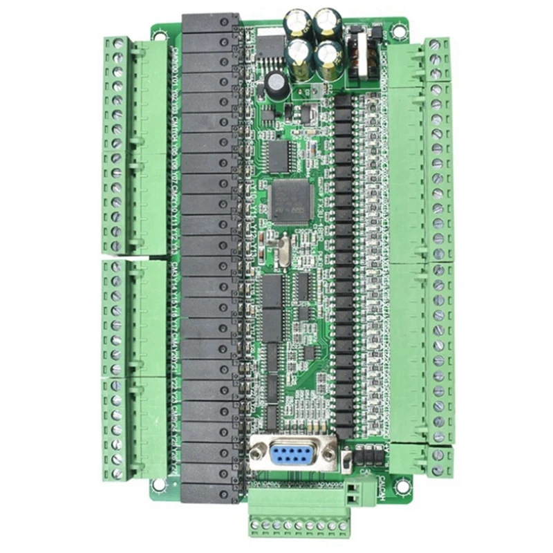 2X FX3U 48MR RS485 RTC (Real Time Clock) 24 Input 24 Relay Output 6 Analog Input 2 Analog Output Plc Controller