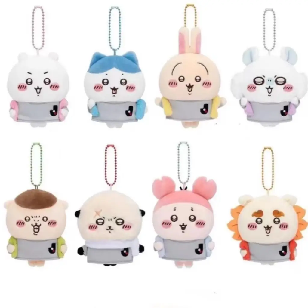 

Kawaii Chiikawa Hachiware Usagi J Football League Joint, милые куклы, плюшевые куклы, 10 см, подвеска на рюкзак Momonga Rakko