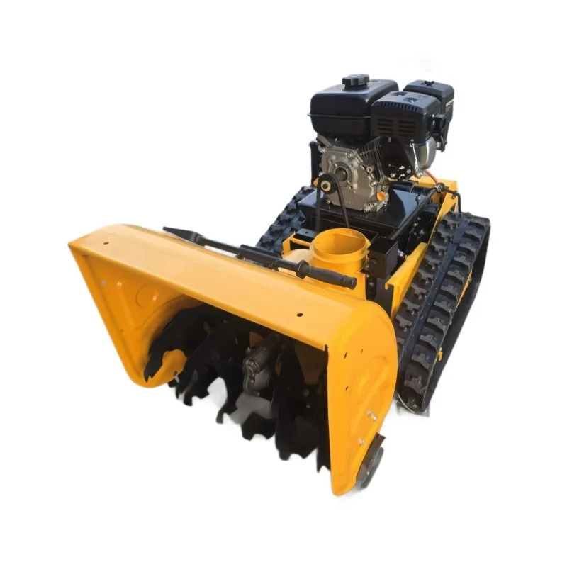 Crawler snow thrower, road factory road snow blower