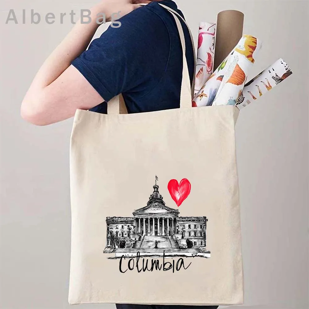 Djibouti Doha Fez Florence Georgetown Honolulu Kuala Lumpur Juba Tbilisi Tunis Seoul Budapest Tallinn Columbia Tote Bag Handbags