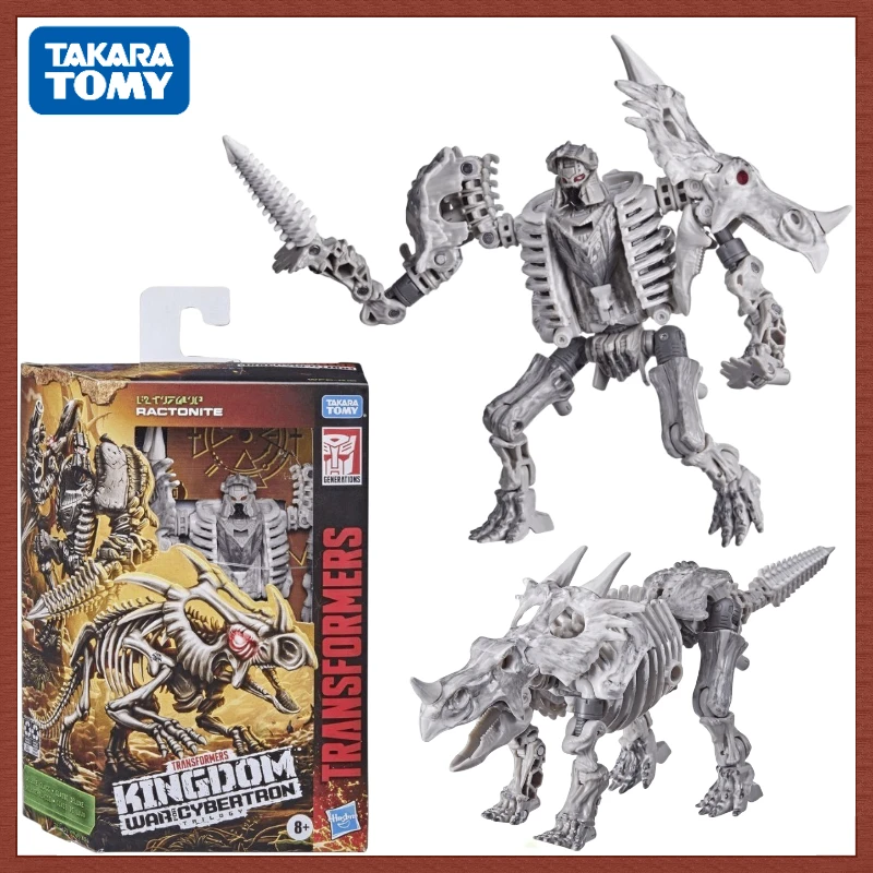 

В наличии Takara Tomy Трансформеры серии G Kingdom WFC-K15 Fossil Styracosaurus, подвижная фигурка, модель робота, подарки