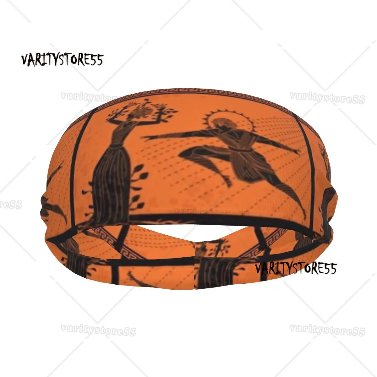 

Sports Headband Portable Hair Apollo Greek Print Hair Wrap Brace Cycling Running Exercising Sweatband