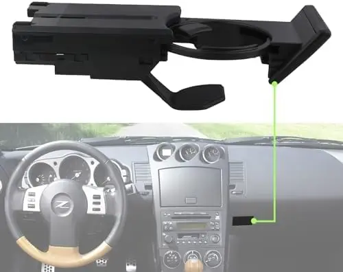 

Держатель для стаканов в приборную панель для 350Z 2003-2005 гг. – черный, замена 68430-CE86A