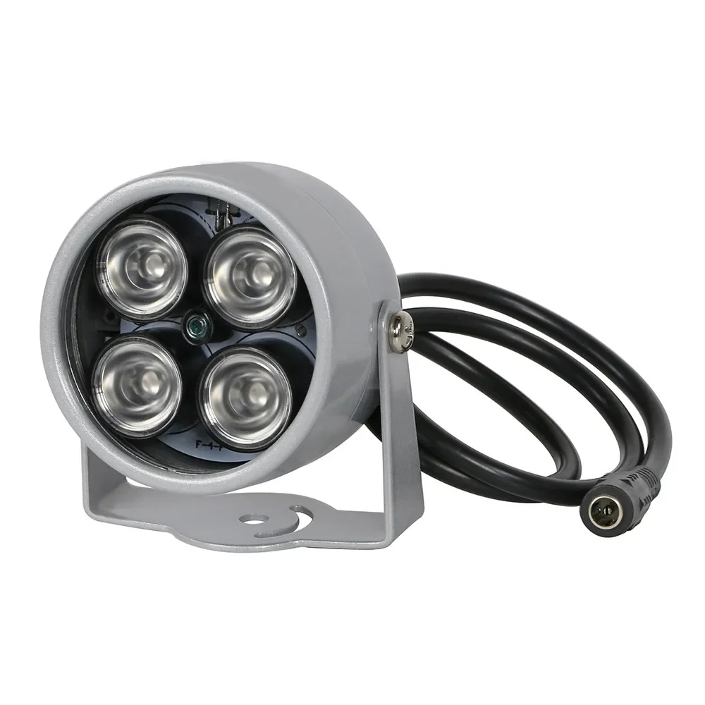 Lampe de vidéosurveillance à 4 led IR, illuminateur IR, étanche, Vision nocturne, lumière de remplissage pour caméra ip CCTV