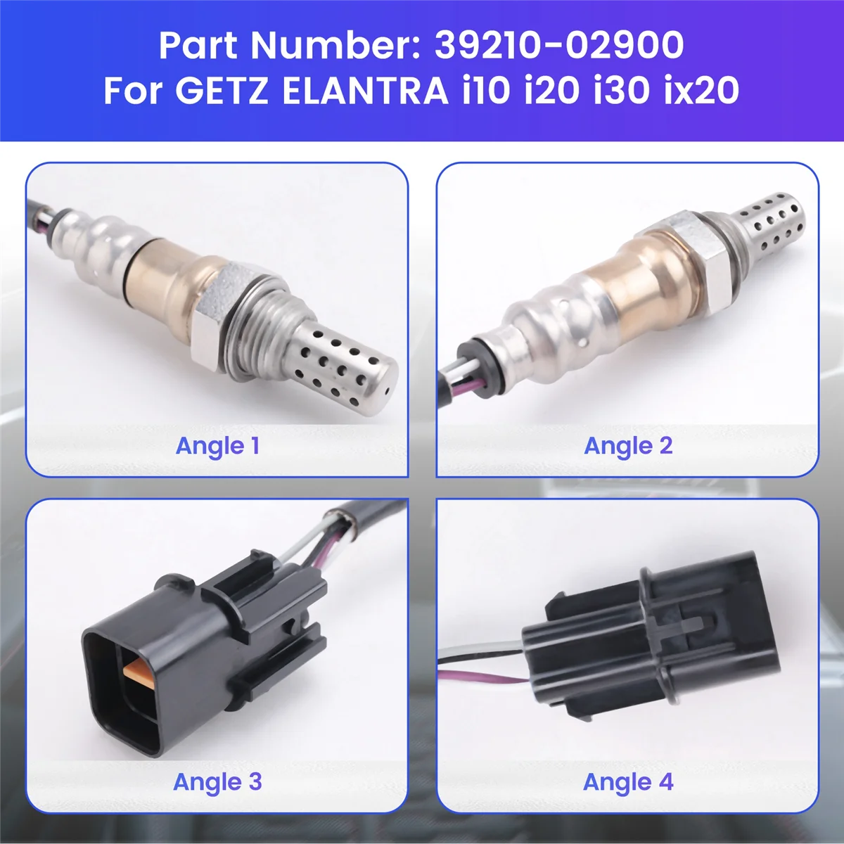 N32R_39210-02900 O2 Oxygen Sensor for Hyundai GETZ ELANTRA I10 I20 I30 Ix20 KIA CARENS PRO CEE'D 1.1-1.6 2002-06 3921002900