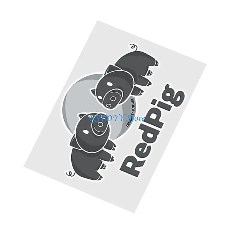 

G6DE Reflective Cycling Decals Waterproof PP Bike Paster Personally Animal Theme