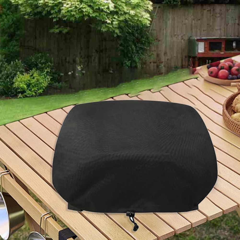 Reinforced waterproof outdoor BBQ grill cover for OG700 series windproof elastic hem and drawstring secure fit