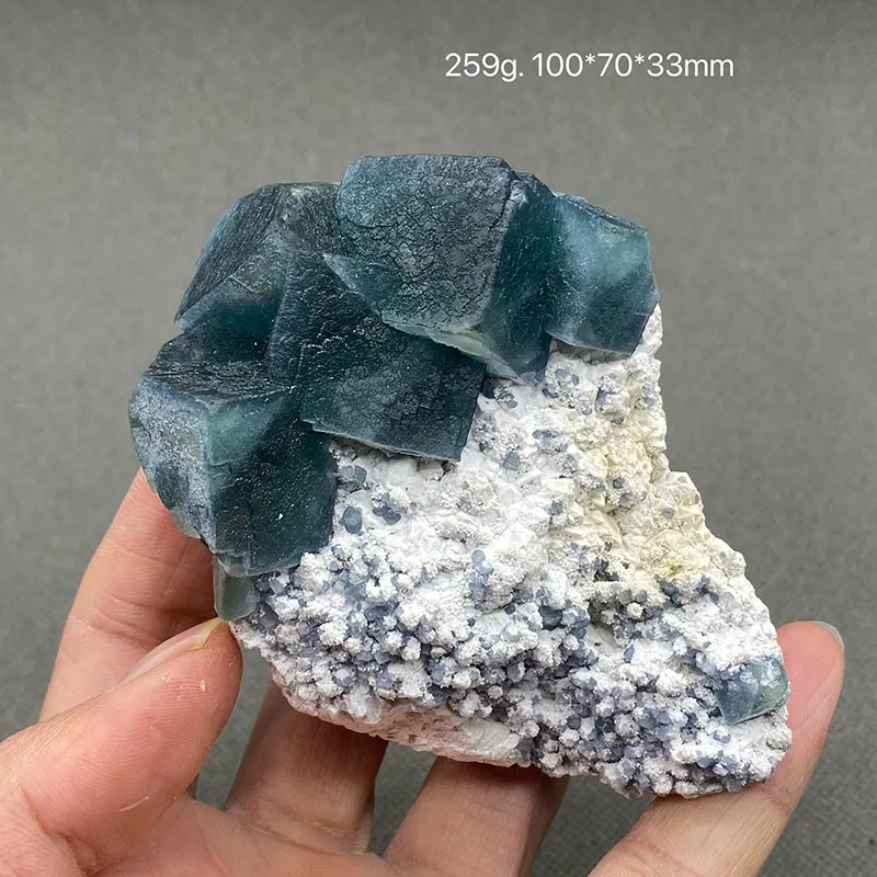 

100% Natural Inner Mongolia blue Fluorite Mineral specimen cluster Stones and crystals Healing crystal Free shipping