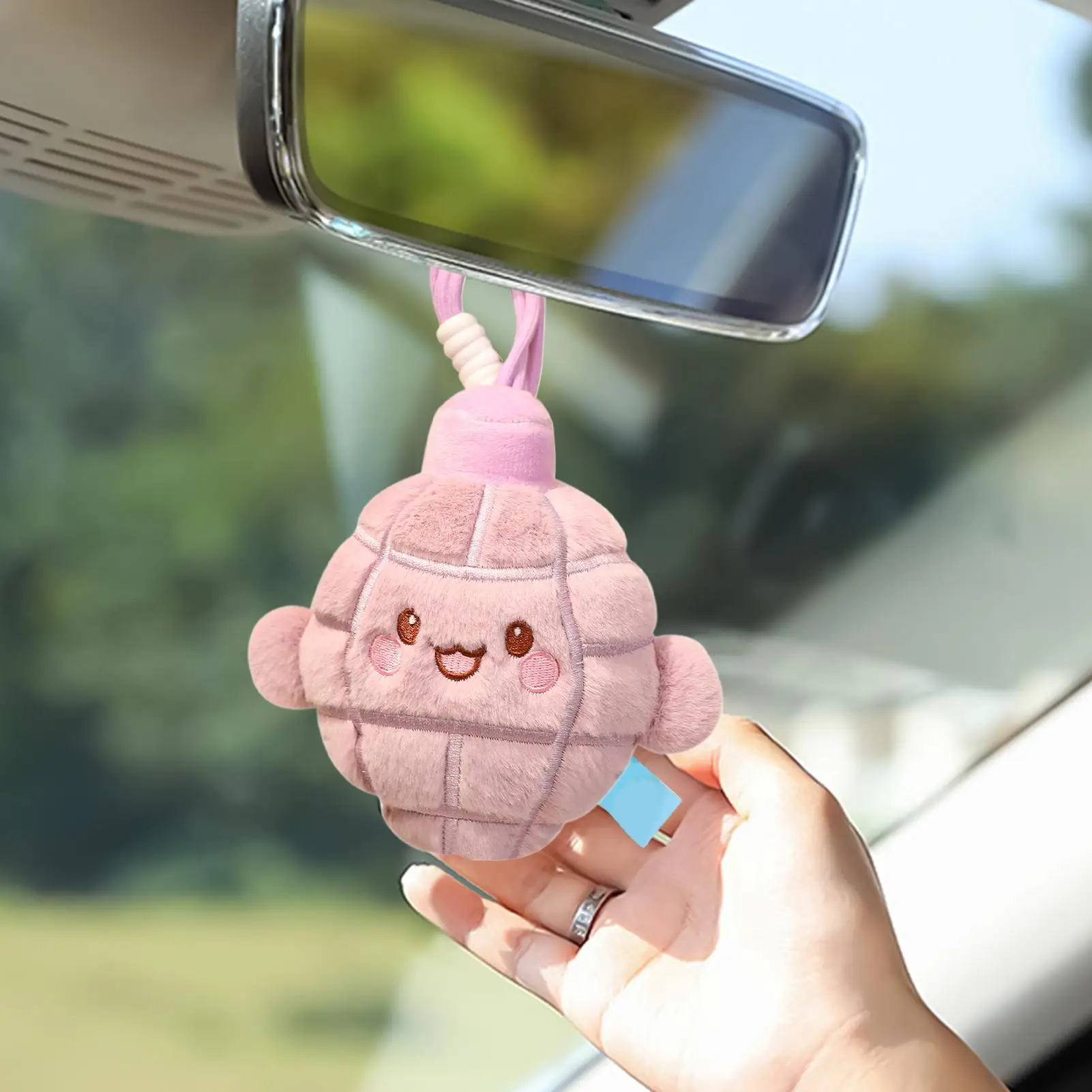 Plush Purse Charm Cute Pendant Decoration Soft Stuffed Charm For Kids Adults Bag Backpack Purse Travel Commuting Birthday