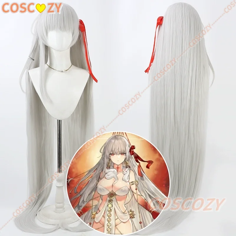 Fate/Grand Order Durga Cosplay Pruik Gradiënt Roze-Paars Extra Lang 120 cm Stylable Synthetische Vezel Haar Vrouw Halloween Con Pruiken