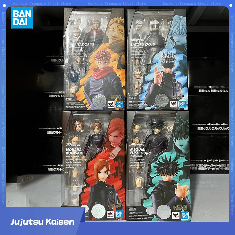 

Original Bandai S.H.Figuarts Jujutsu Kaisen Figure Gojo Satoru Itadori Yuji Kugisaki Nobara Fushiguro Megumi Anime Model Toy