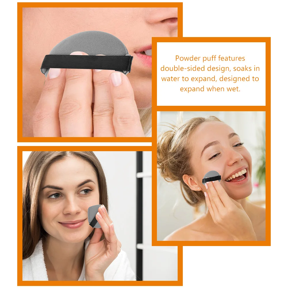 

4 Pcs Makeup Puff Sponge Beauty Tools for Liquid Foundation Cream Powder Blending Applicator Expandable Double Sided