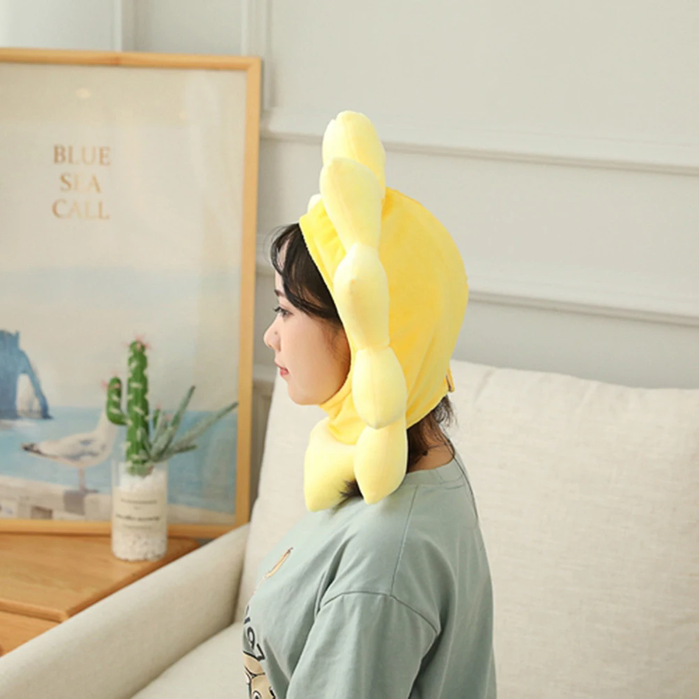 

1 pc Sunflower Headgear PP Cotton Costume Hat Party Adults Festival Masquerade Carnival Party Costume Hat Role Play