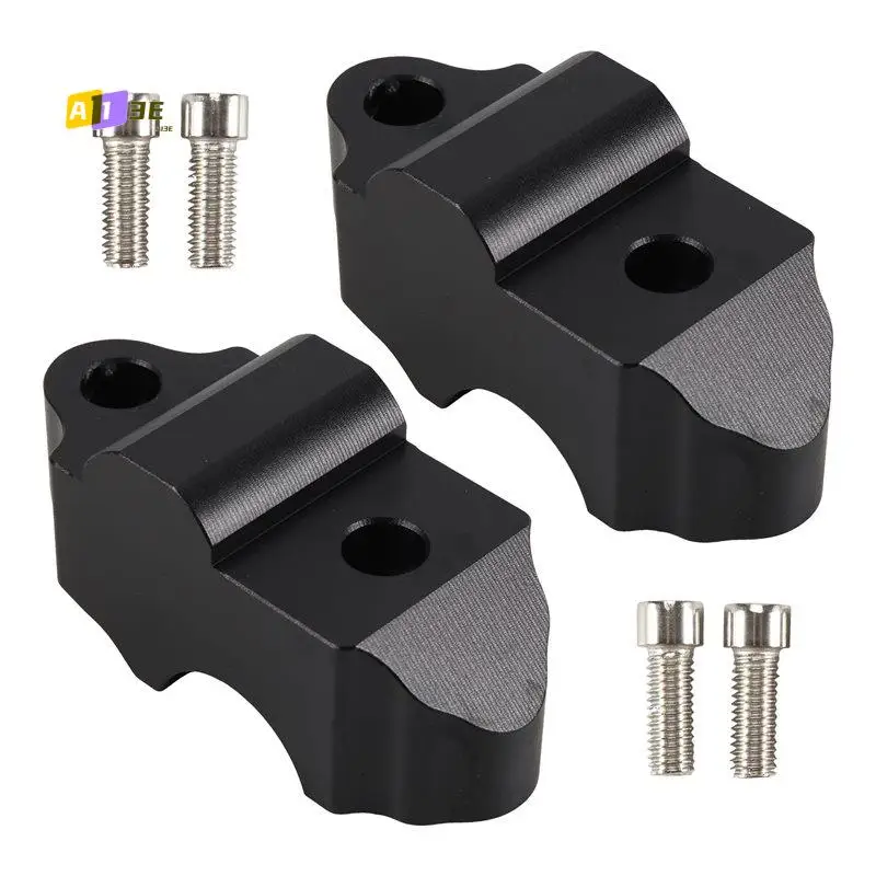 A03E-Motorcycle Handlebar Riser Clamp Mount Handle Bar Heighting Back Move Extend Adapter For BENDA Benda Jinjila 250/350/500