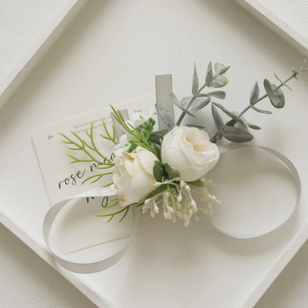 Wedding Party Accessories Buttonhole Wedding Men Boutonniere Set Ceremony Anniversary Formal Dinner Wedding Personalized Items