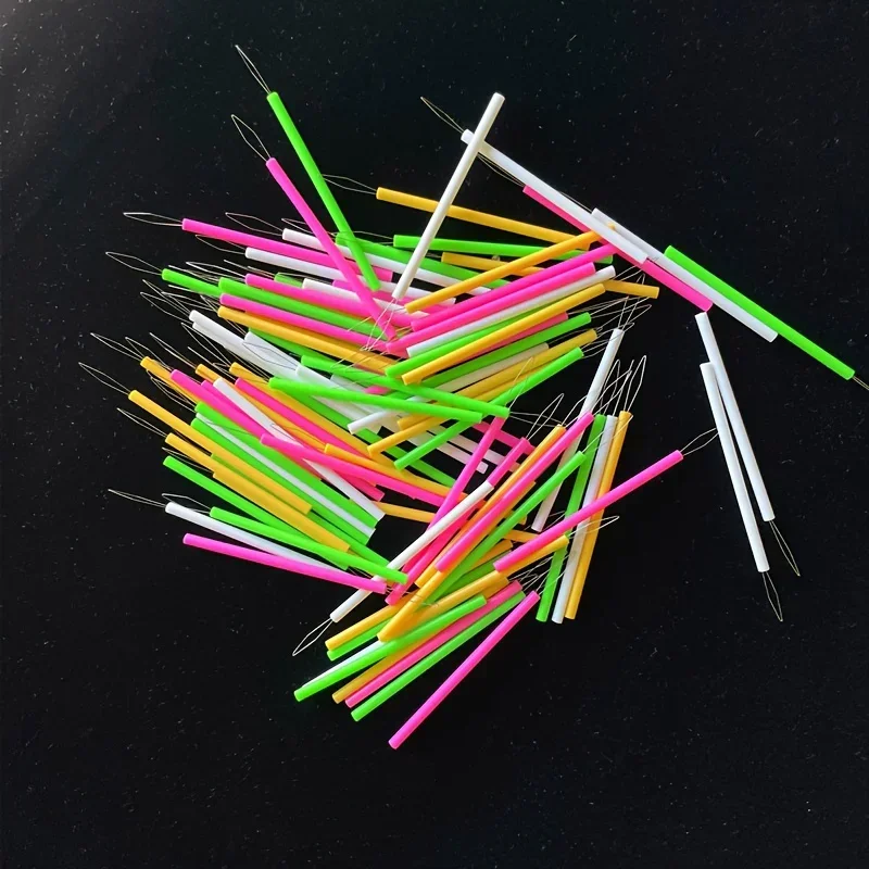 5 Sets Plastic Sewing Needle Threader Handmade Beading Craft Sewing Helper Tools