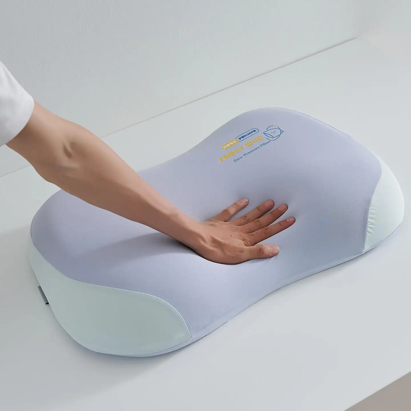 Children's Bio-Based  Pillow Slow Rebound Memory Foam Core Deep Sleep Pressure Relief Soft Cotton Nylon Fabric