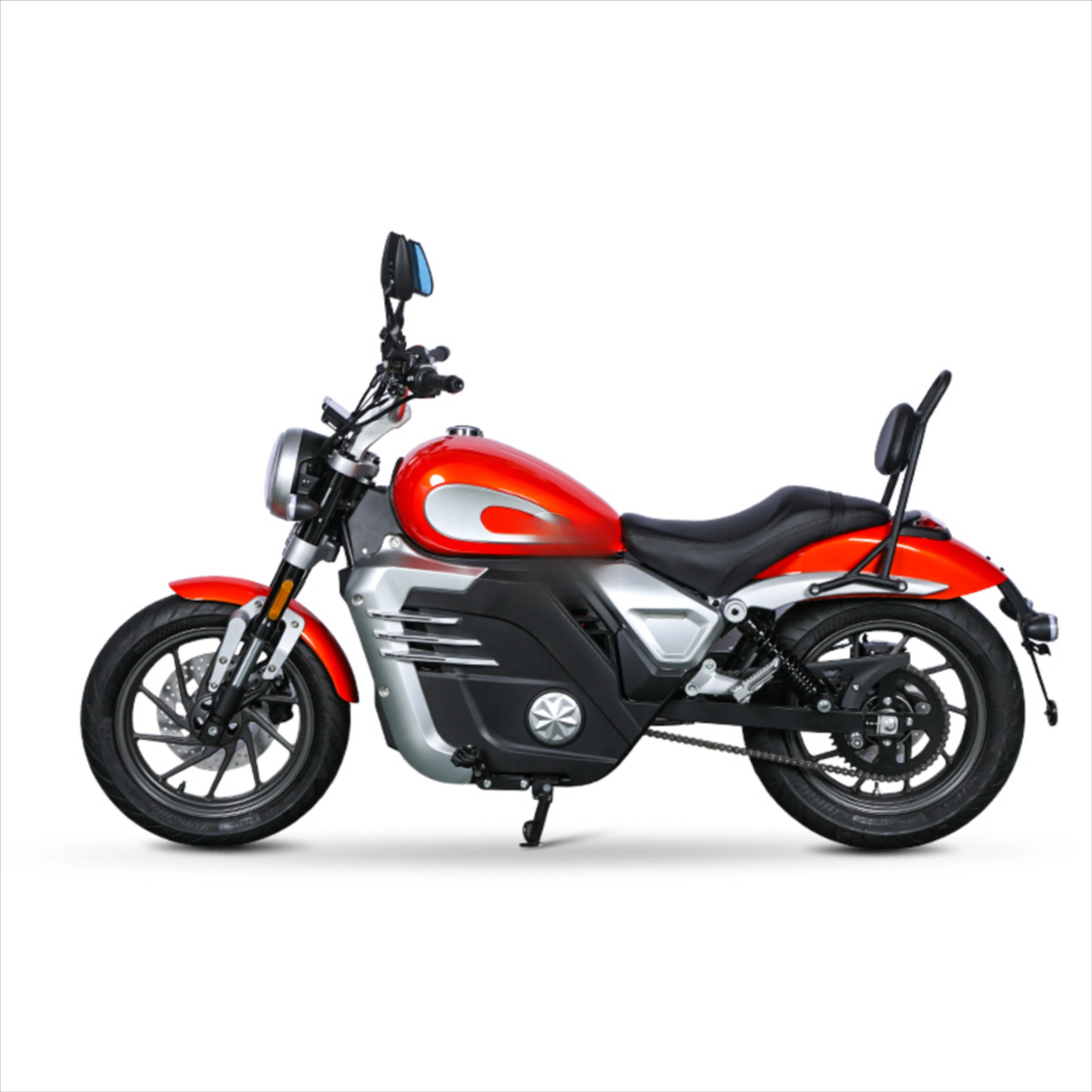 bssFactory direct sale chopper electric motorcycle 5000W 180KM range Comfortable electric bicycle, suitable for road cruising