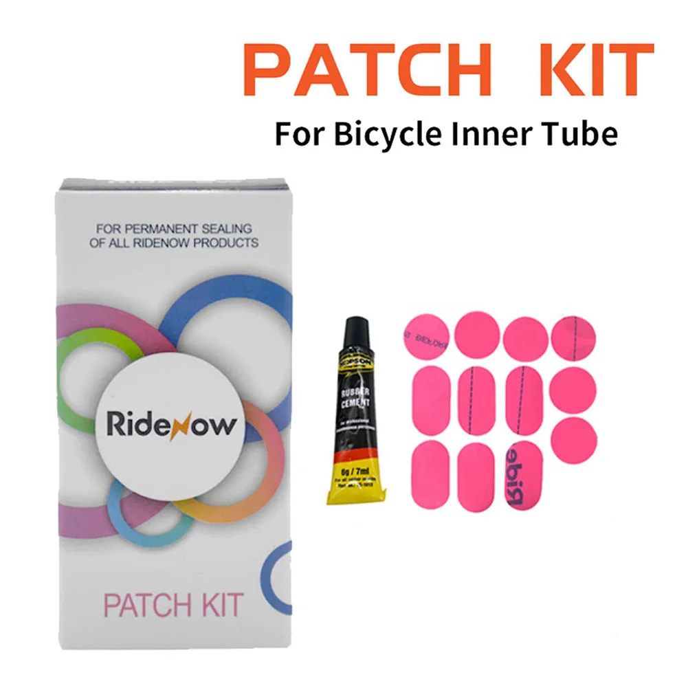 Ridenow Tpu Inner Tube Repair Kit Bicycle Patches Glue Tires Inner Tubes Puncture Repair Tool Bike Accessories