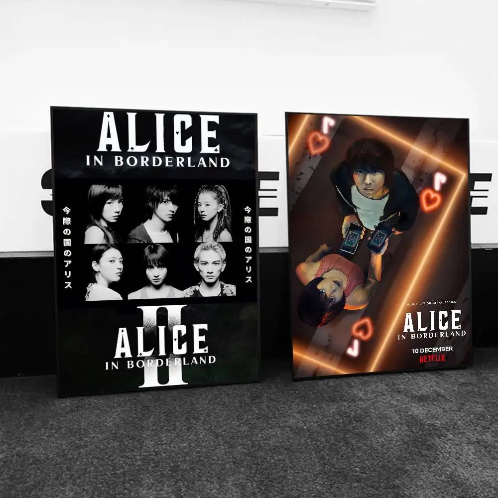 1 قطعة التلفزيون الساخن أليس في بوردرلاند المشارك طباعة لغرفة النوم غرفة المعيشة ديكور المنزل اللوحة جدار الفن HD صورة جدارية