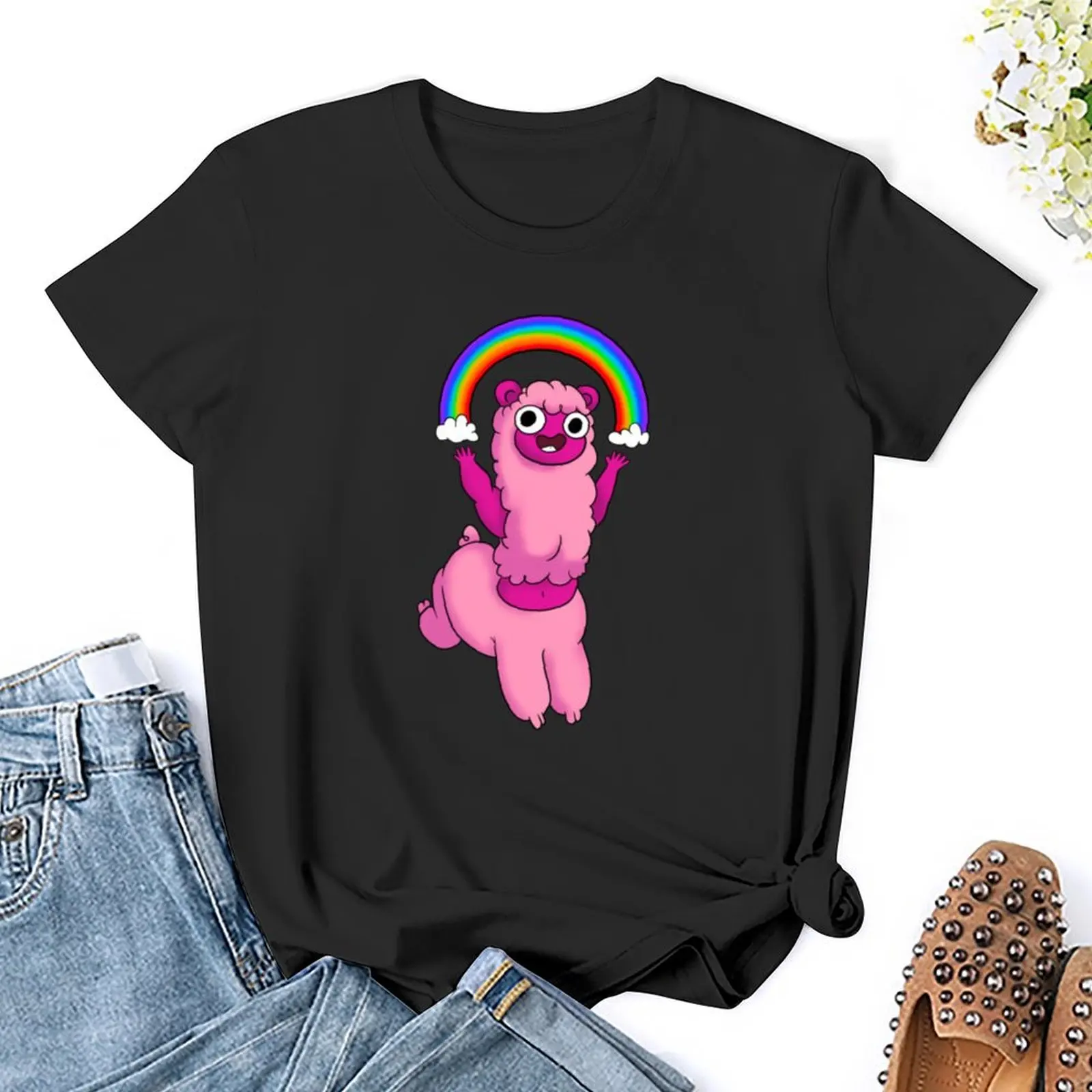 Rainbow Pride Wammawink in Centaurworld T-Shirt summer tops funny t-shirt dress for Women long