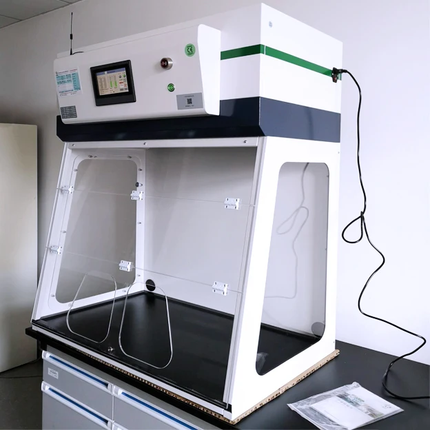 Benchtop Portable Ductless Fume Hood Polypropylene Filtering Chemical Workstation for Most Common Applications