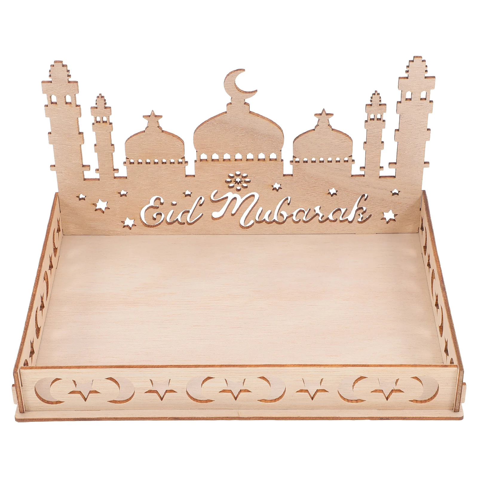 Элегантный поднос для праздника Ид Мубарак, сервировочный поднос, декор стола для домашних вечеринок