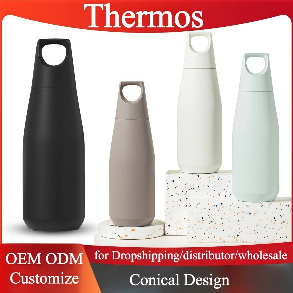 

580/1080ml Tapered 304 Stainless Steel Vacuum Insulated Sports Water Bottle Wholesale Tumbler Coffee Thermal Mug for Outdoor