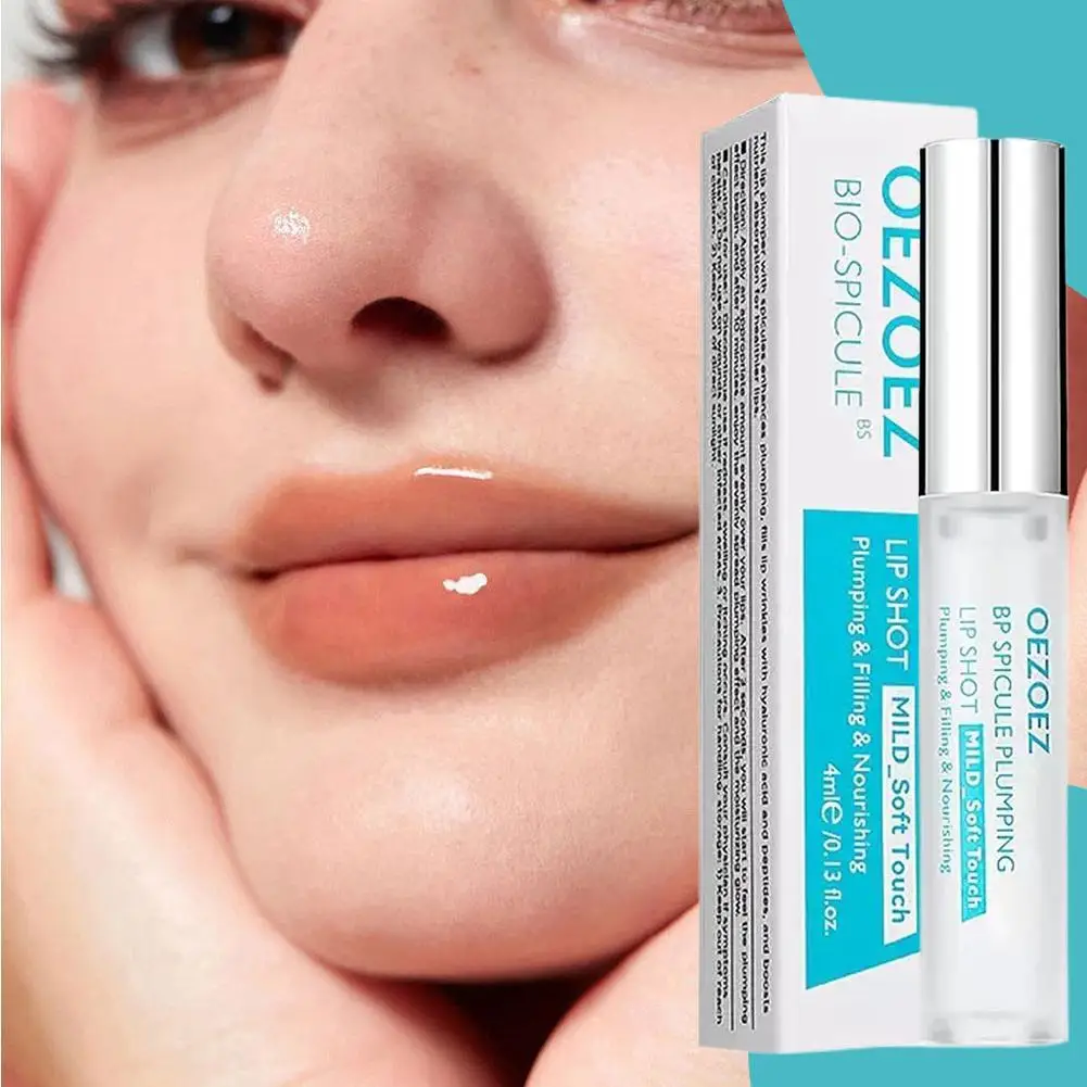 

Hyaluronic Acid Lip Balm Lip Plumper Long-lasting Moisturizing Plumping Lip Shot Nourish Lip Serum Peptide Reduce Fine Lines