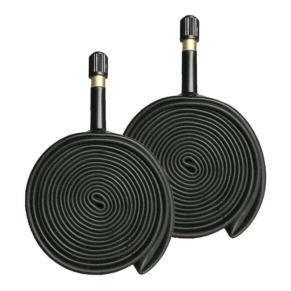 

2pcs Bicycle Inner Tube 26\" X 1 3/8\"SchraderValve AV 26x1-3/8 Inner Tube Mountain Bicycle Rubber Inner Tyre Wear-resistant