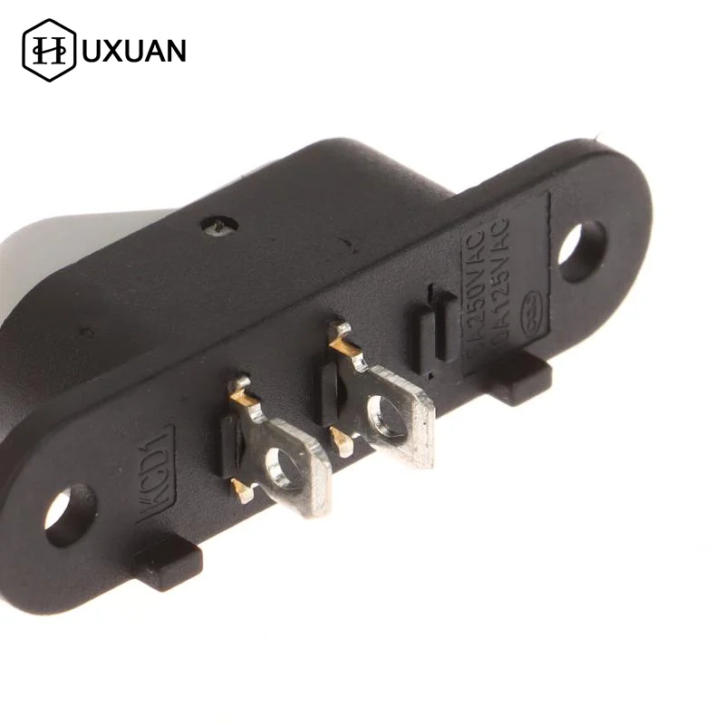 

5 шт. кнопочный переключатель для лодки, белый 2-контактный светильник ВКЛ/ВЫКЛ 250 В 6 А AC AMP 125 В 10 А электрический вок домашний пусковой переключатель