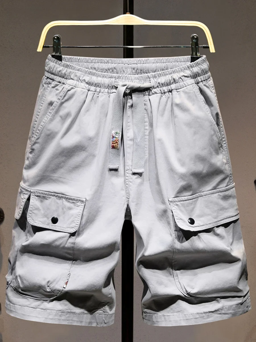 

Summer 2025 Men's Casual American Workwear orts Loose Straight Leg Wide ket Faionable Loose Fit Breathable ort Pants