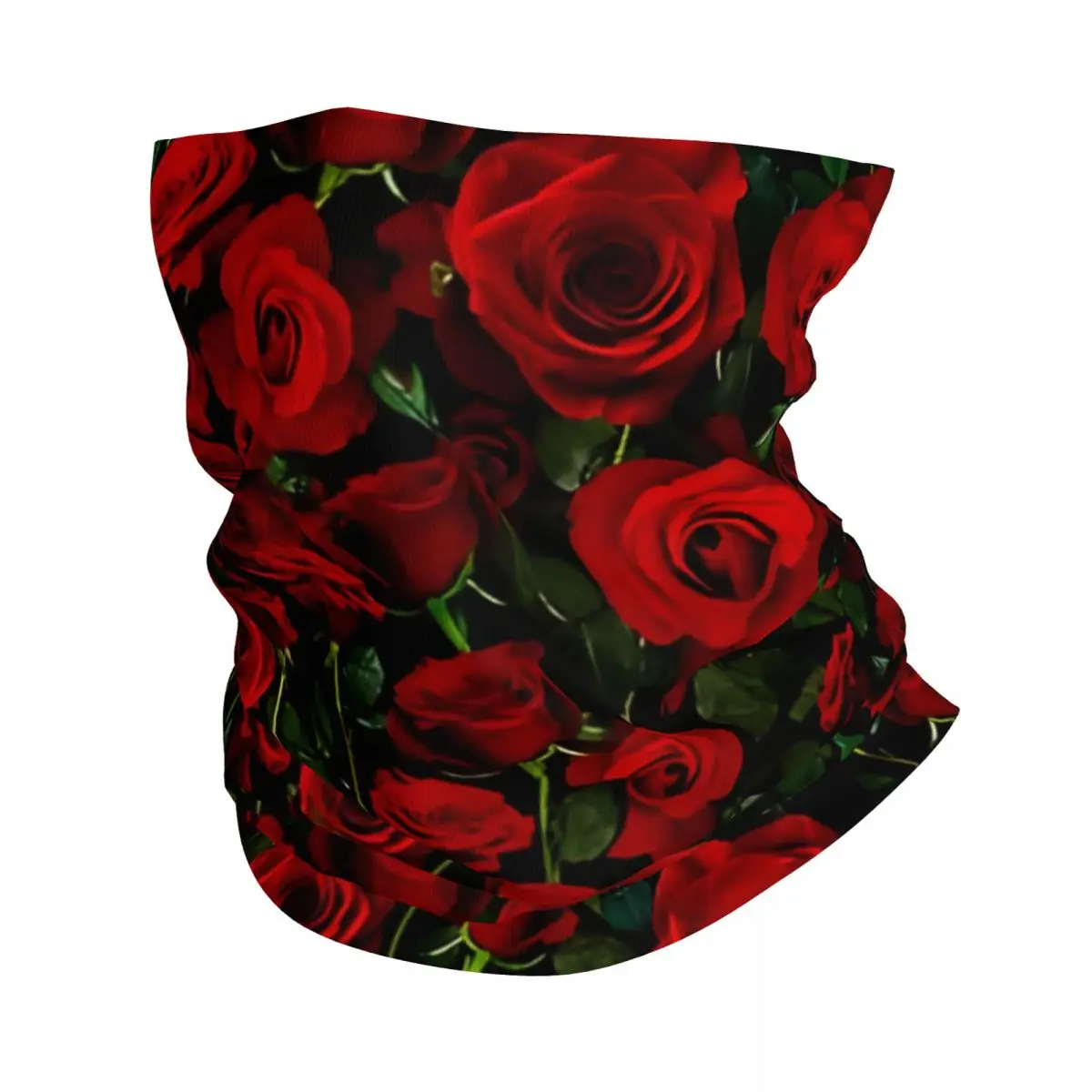 Bed Of Roses Headband Neck Cycling Tube Scarf Bandana Gaiter All Seasons Unisex