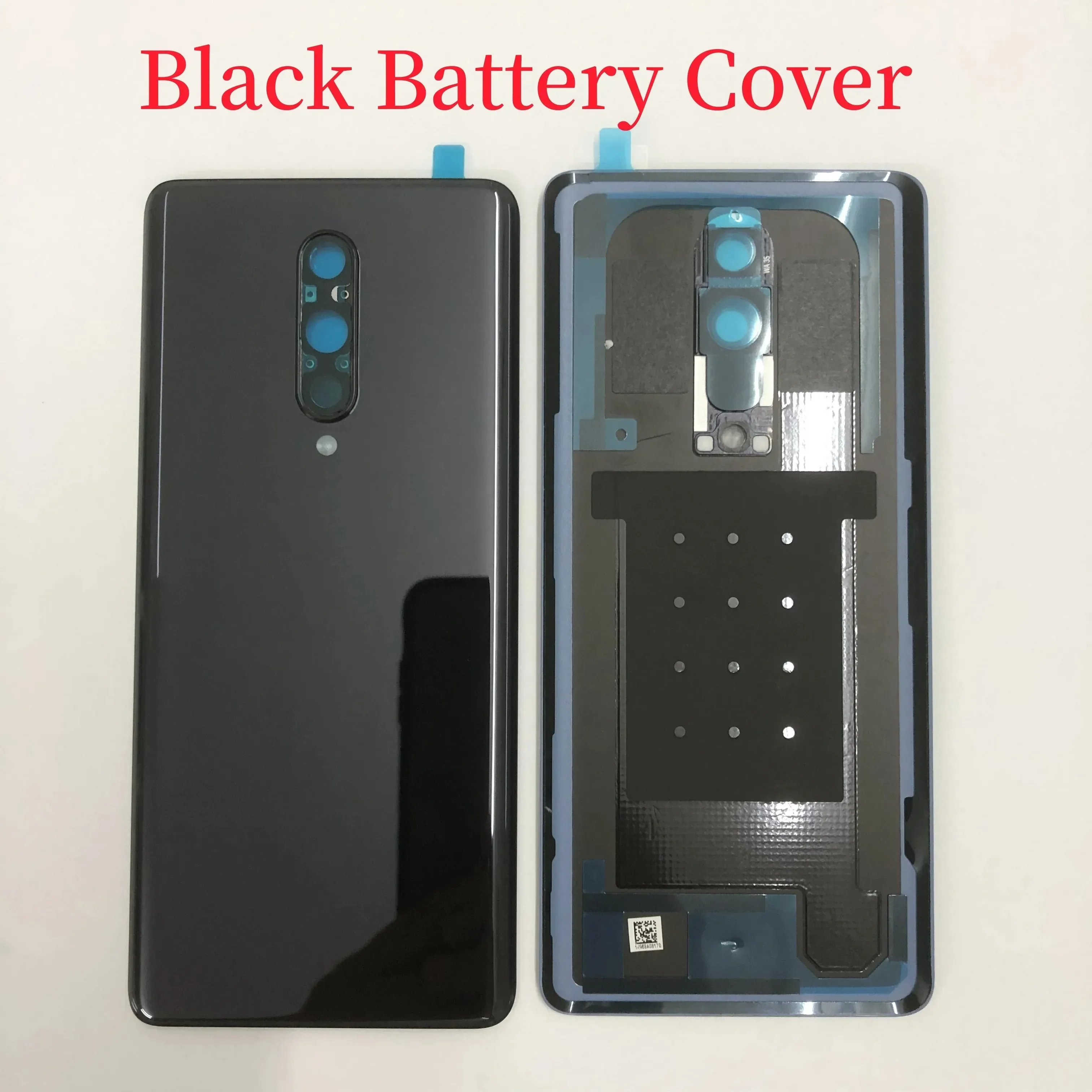 Original Glass New Back Glass For OnePlus 8 Battery Cover Hard Back Door Rear Housing 1+8 Battery Back Cover Camera Lens Circle