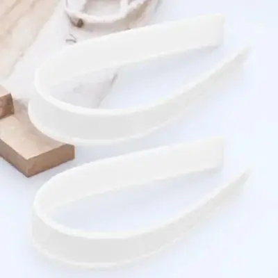 

2 Pcs Silicone Strip Squeegee Refills Squeegie Replacement Clean for Glass Window Washing Shower Door White Man