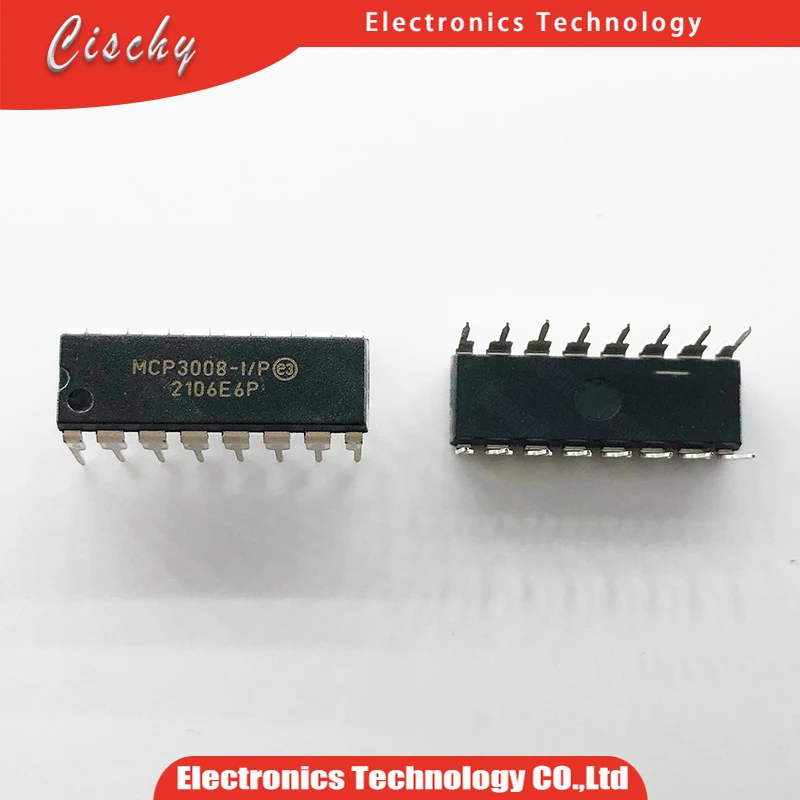 1PCS MCP3008 DIP16 MCP3008-I/P DIP-16 DIP