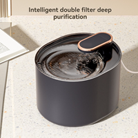 Stainless Steel Pet Water Feeder Cat Automatic Water Fountain USB Electric Mute for Cat Dog Filter Fountain Smart Drinking Bowl