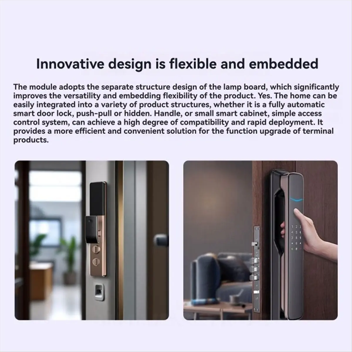 【ELEVATE LIFE】Finger Vein Scanner Module 192MHz 32-Bit ARM -M4F Support 100 ID User Capacity for Smart Door Lock