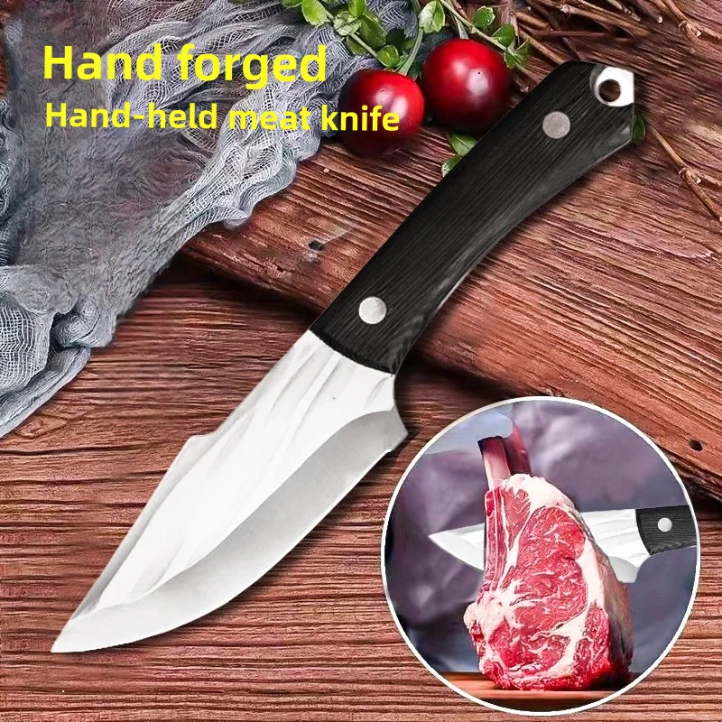 Handmade Forged Knife Stainless Steel Boning Knives Fruit Slicing Knife Meat Cleaver Kitchen Knife Fish Knife Cooking Knife