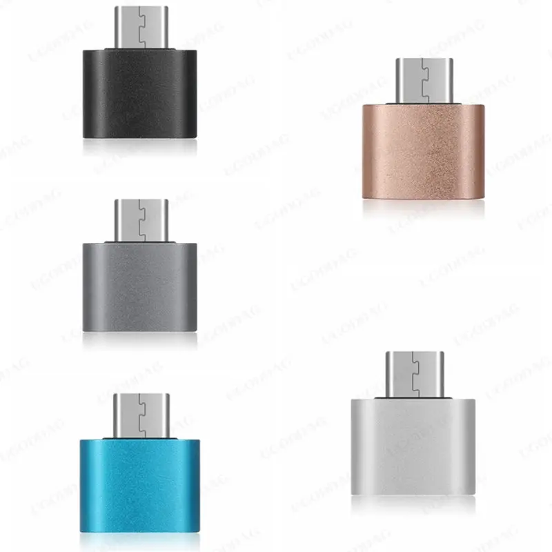 2/4PCS USB C Type C to USB Adapter Thunderbolt 3 Type-C Adapter OTG Cable For Xiaomi Macbook pro Air Samsung S10 S9 USB OTG