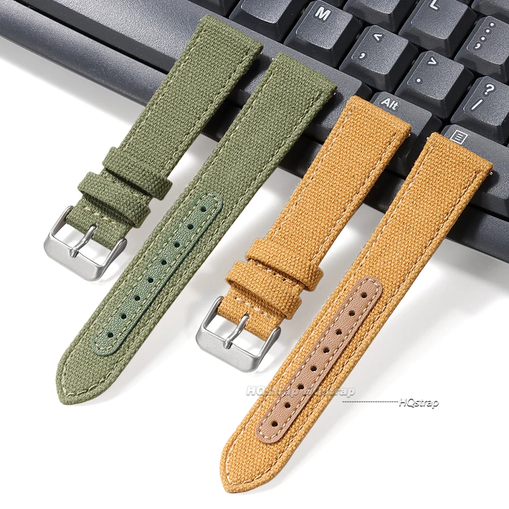 20mm 22mm Canvas Leather Watch - огляд і ціна Canvas Strap Watch